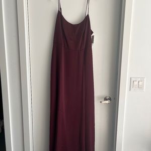 BNWT David’s Bridal Long Bridesmaid Dress